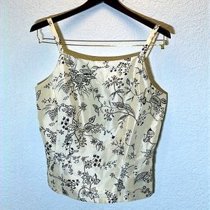 Beautiful, silk, spaghetti strap Ann Taylor top